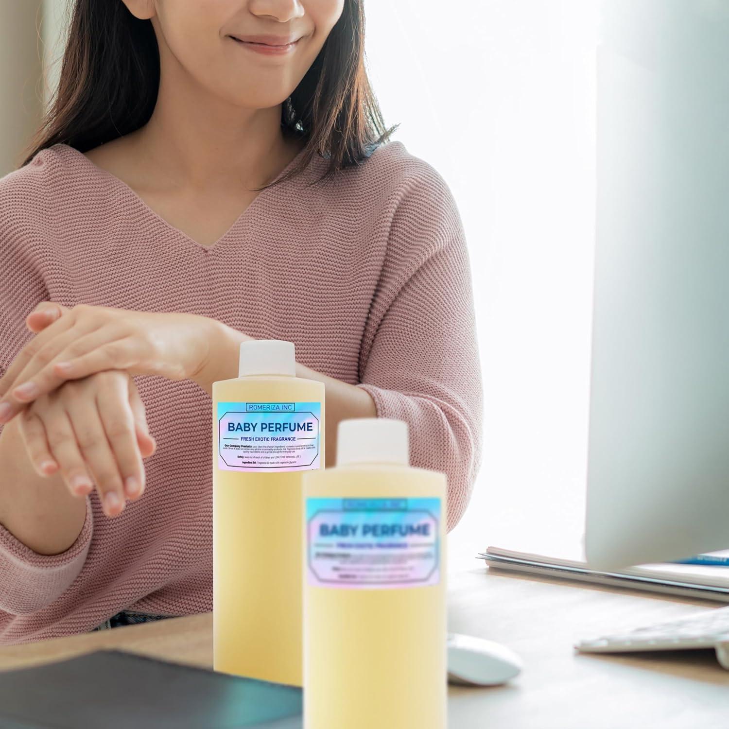 Aceite Corporal Unisex ROMERIZA 118 ml Aroma Bebé Hidratante