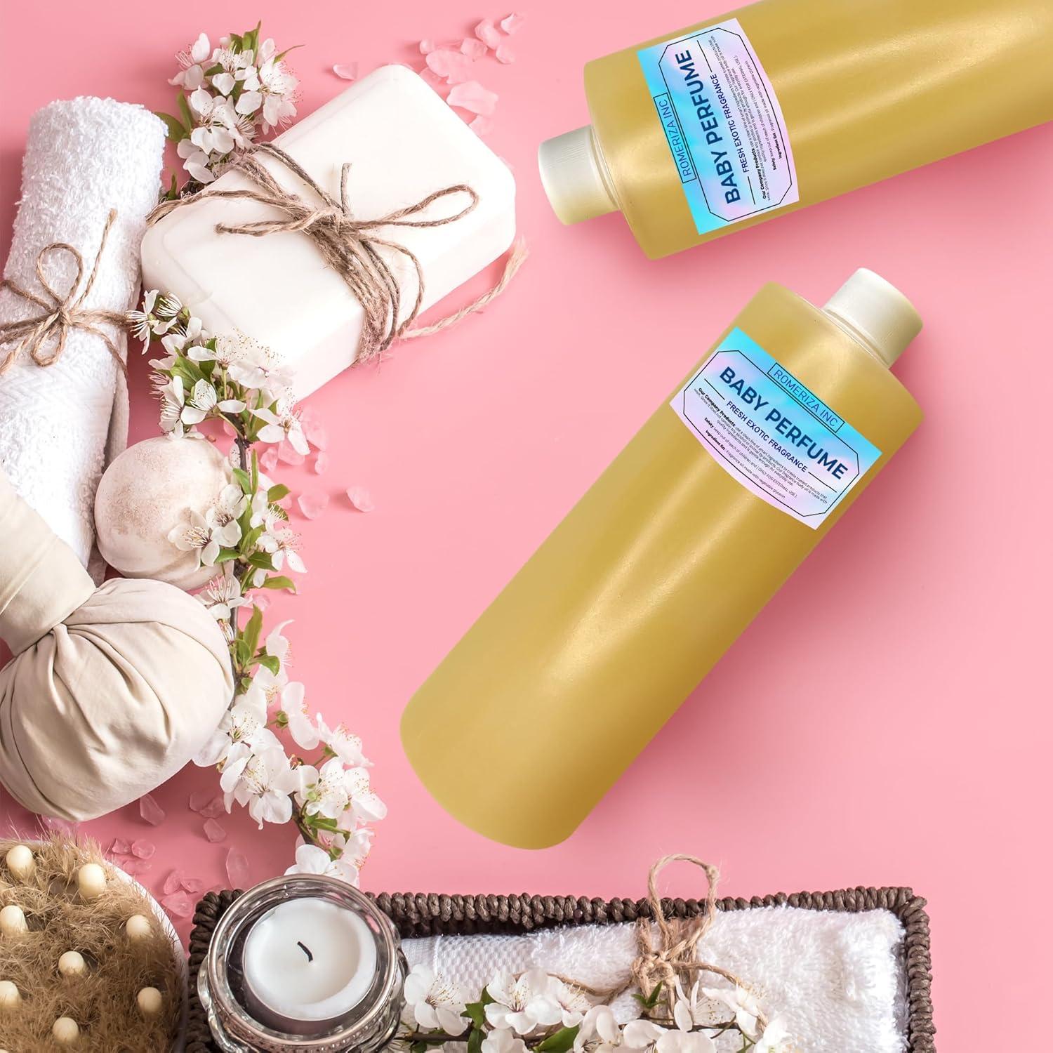 Aceite Corporal Unisex ROMERIZA 118 ml Aroma Bebé Hidratante