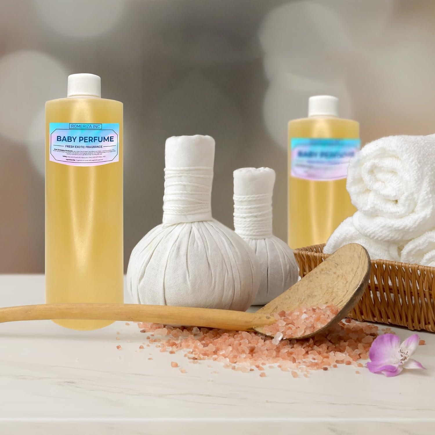 Aceite Corporal Unisex ROMERIZA 118 ml Aroma Bebé Hidratante