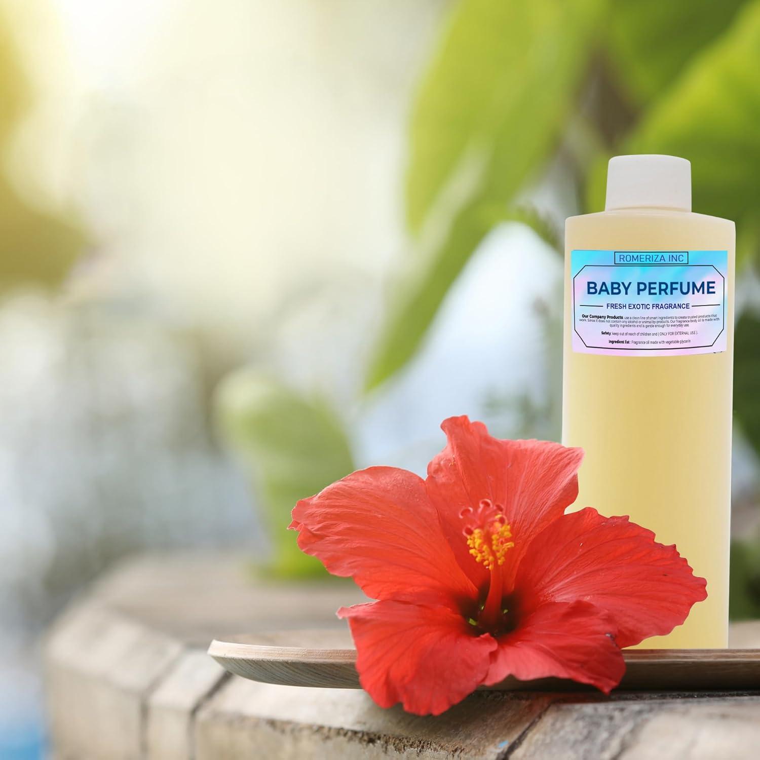 Aceite Corporal Unisex ROMERIZA 118 ml Aroma Bebé Hidratante