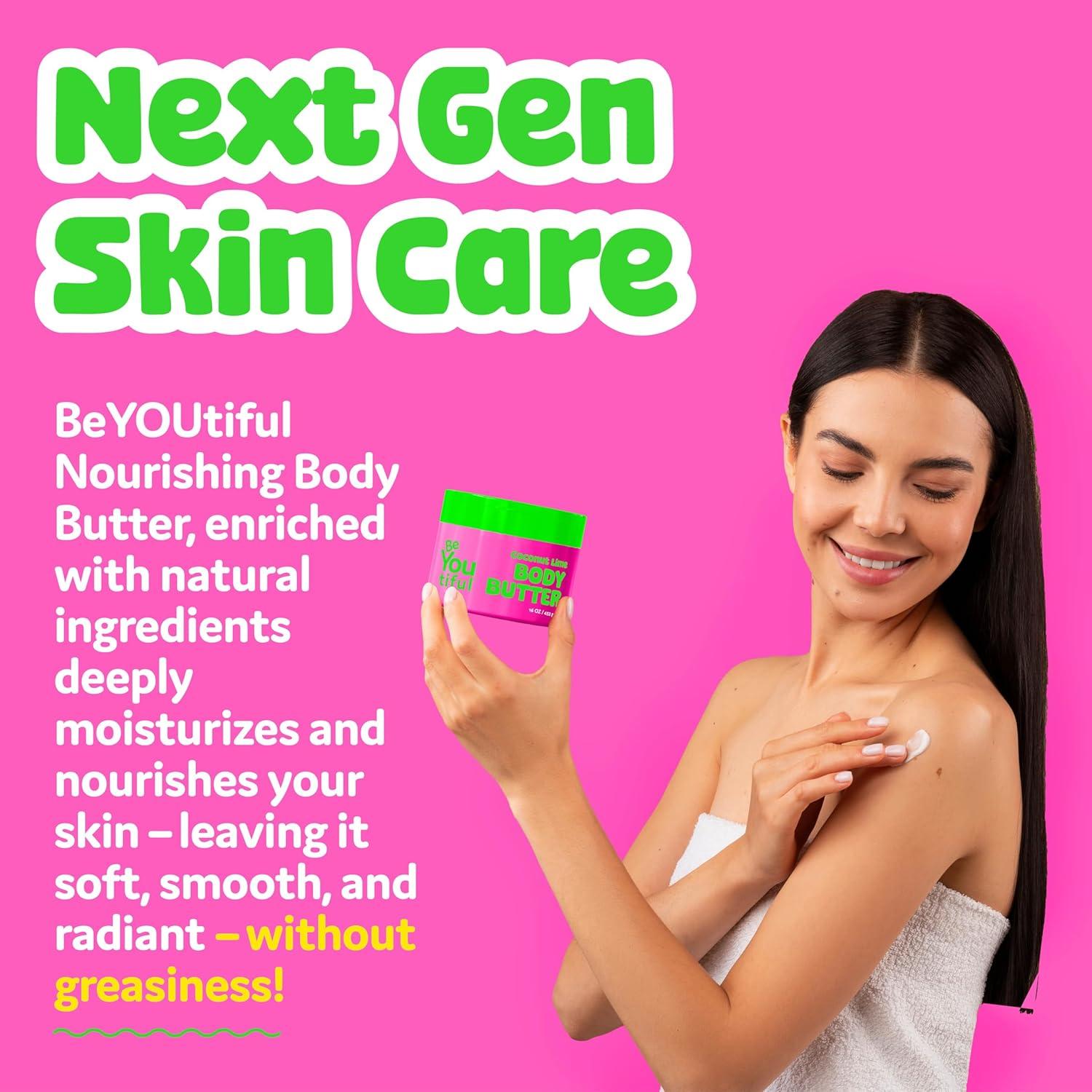 Manteca Corporal BeYoutiful Coco y Lima 453 g Hidratante