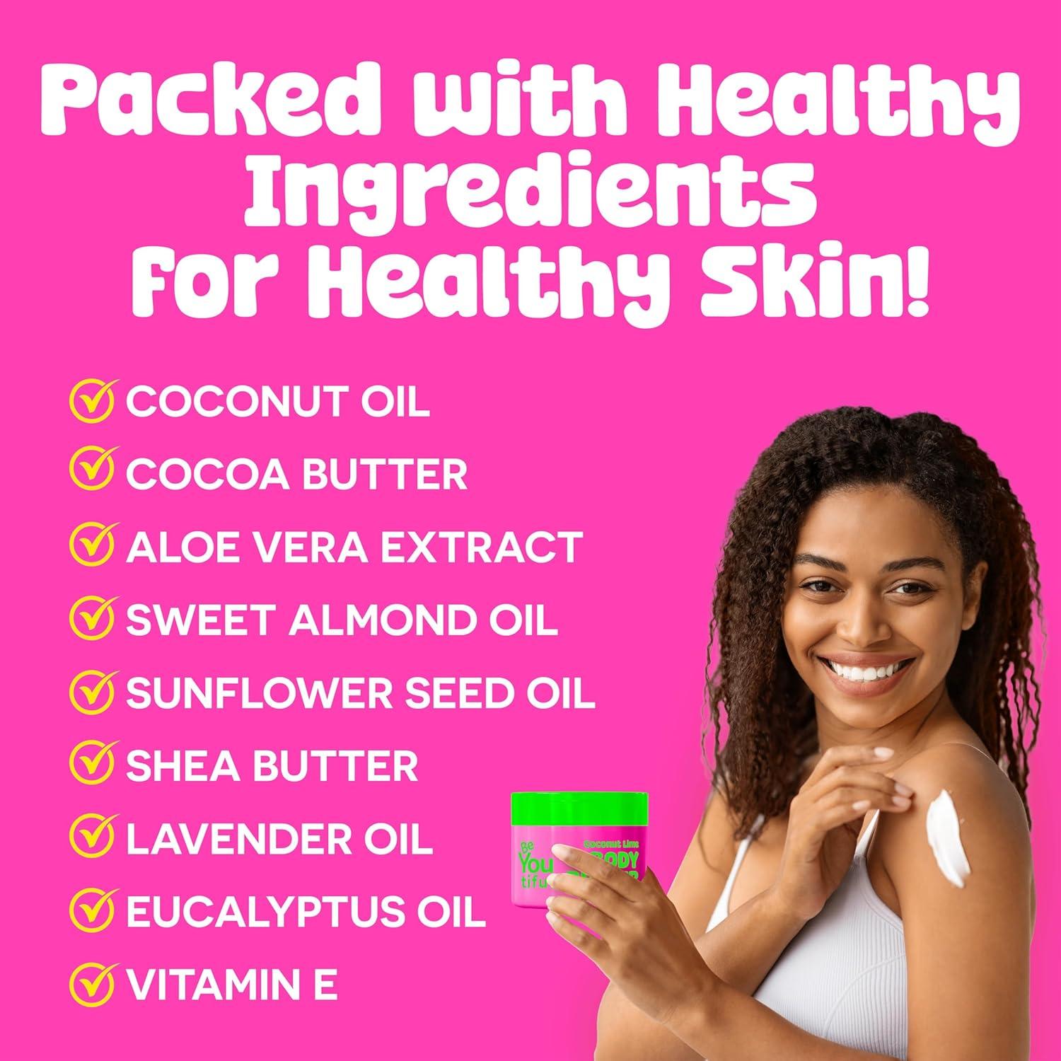 Manteca Corporal BeYoutiful Coco y Lima 453 g Hidratante