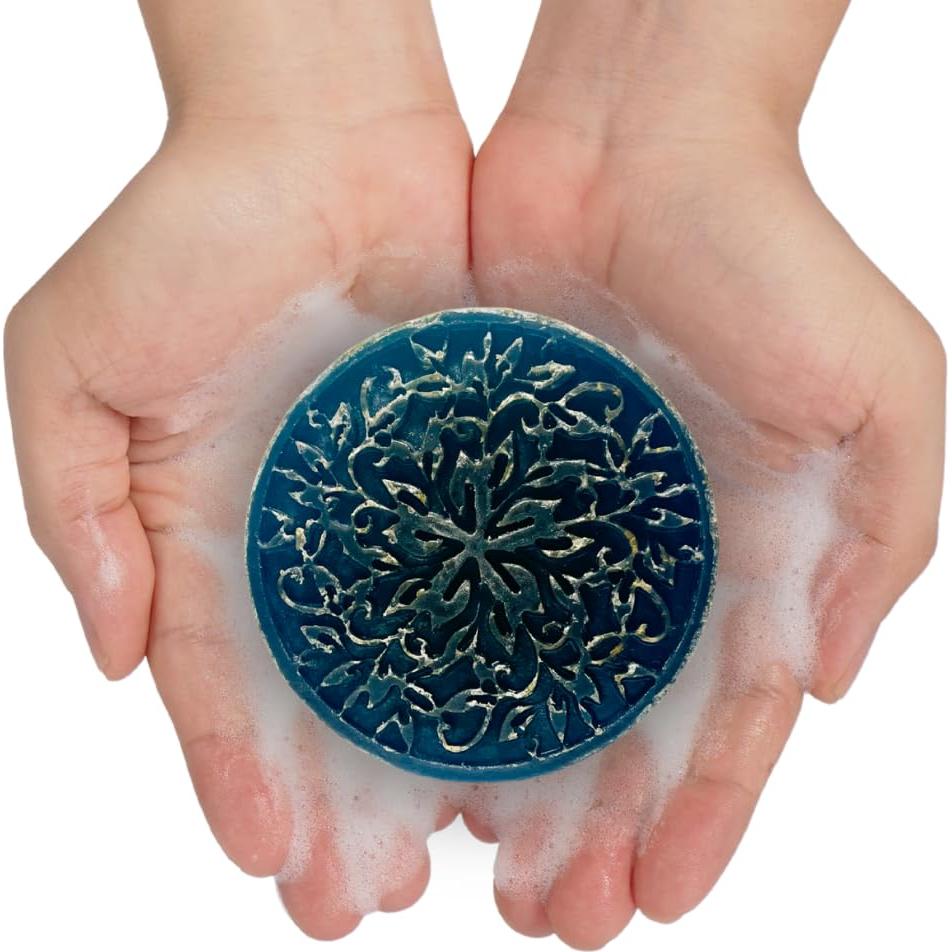 Jabón Artesanal de Espresso y Alquitrán de Pino 100 g - Refrescante