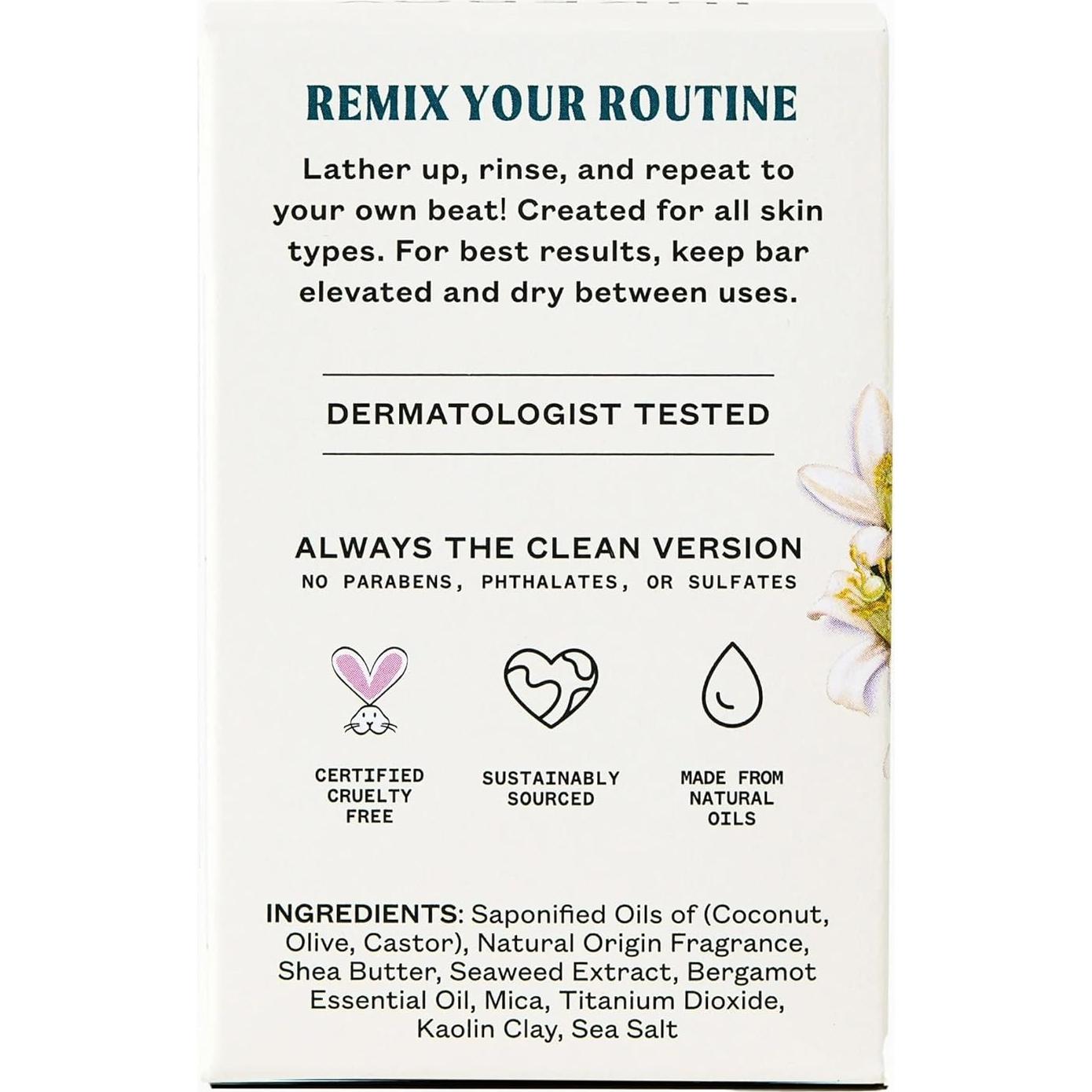 Jabón Natural Dr. Squatch 127.6g x 3 - Neroli, Naranja, Sal Marina