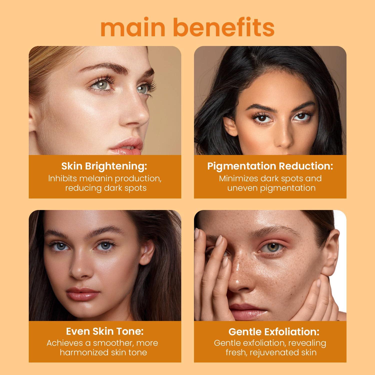 Juego de Jabón de Cúrcuma y Aceite Esencial Aacnre - 6 Piezas