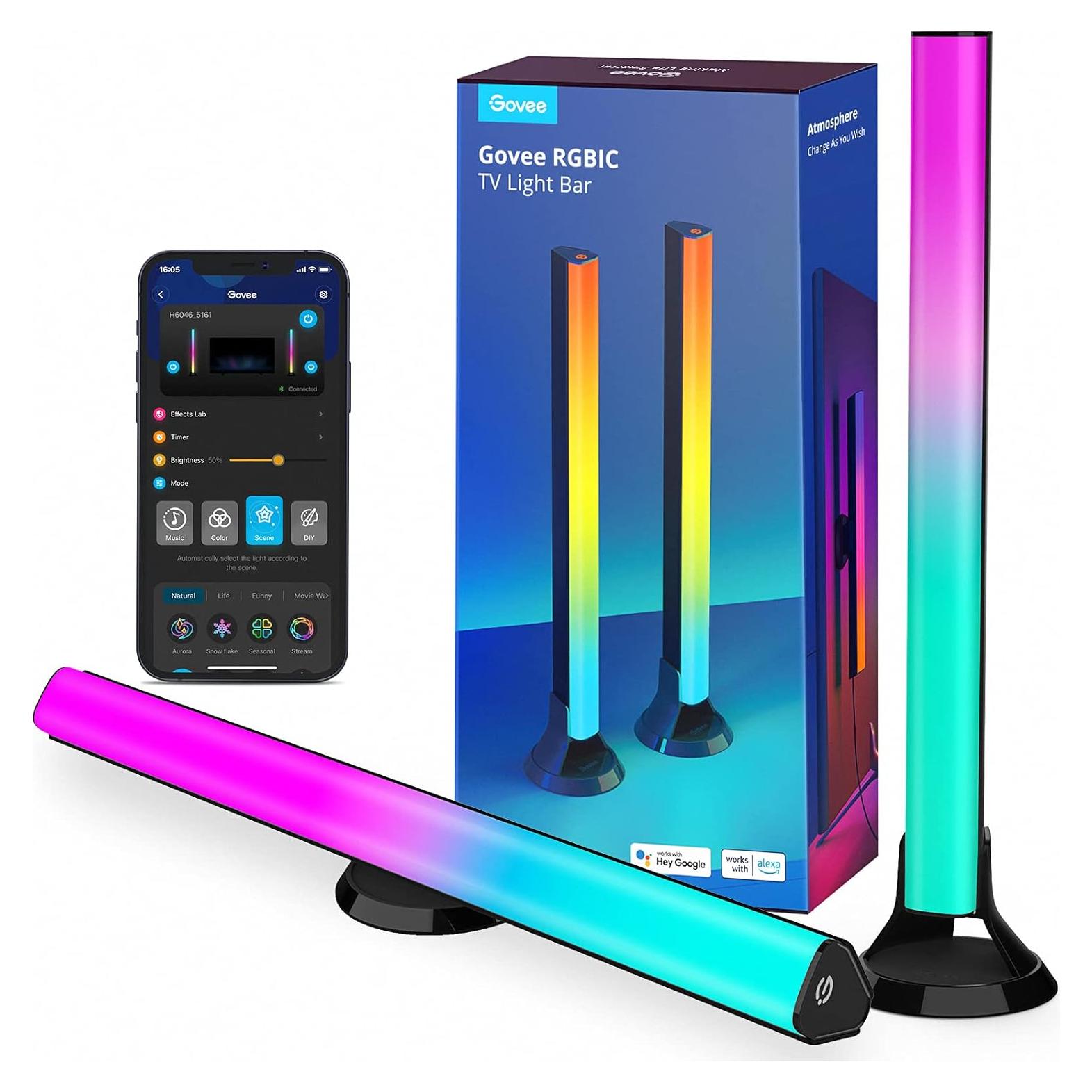 Barras de Luz Govee RGBIC 40.6 cm para TV 114-178 cm