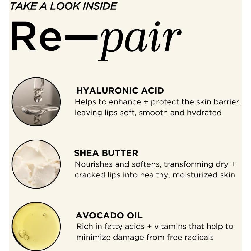 Bálsamo Labial HALEYS Re-pair Vegano con Ácido Hialurónico 17g