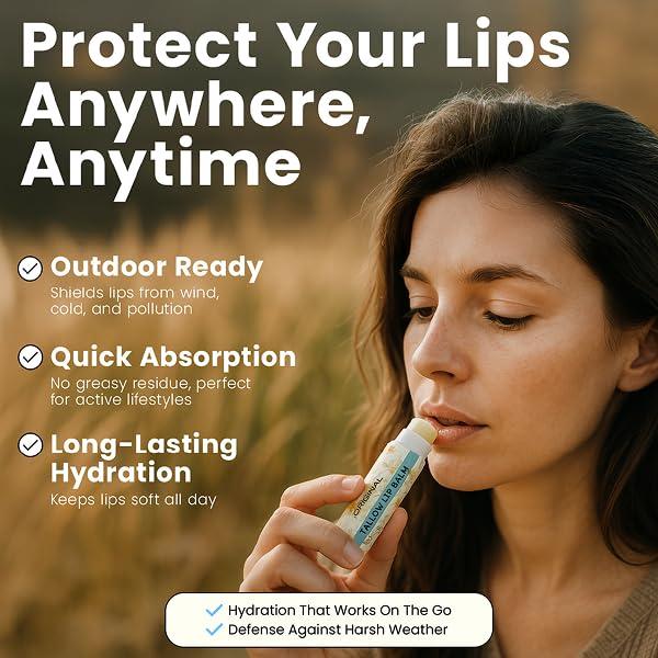 Bálsamo Labial Cattle Creek - Orgánico, Hidratación Profunda, 3 Unidades