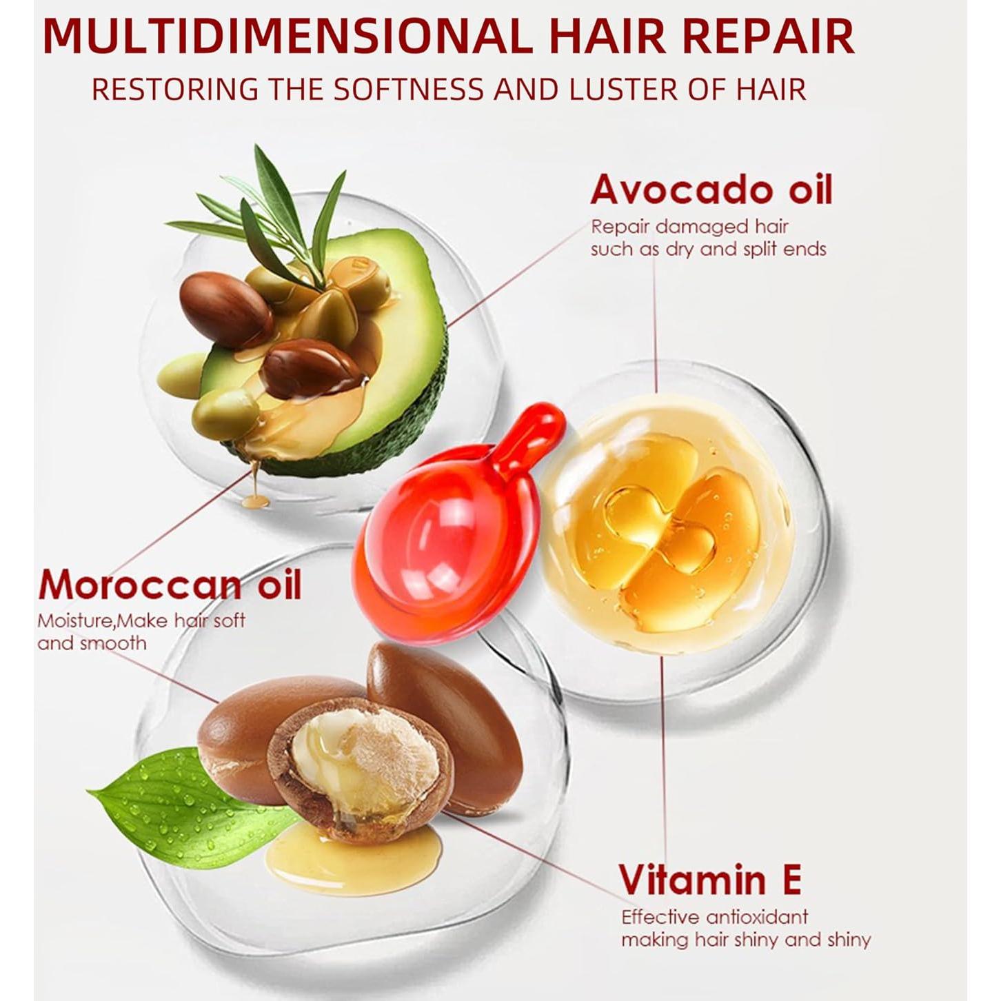 Suero Capilar LFuTPm 40 Cápsulas Vitaminas A, C, E, B5