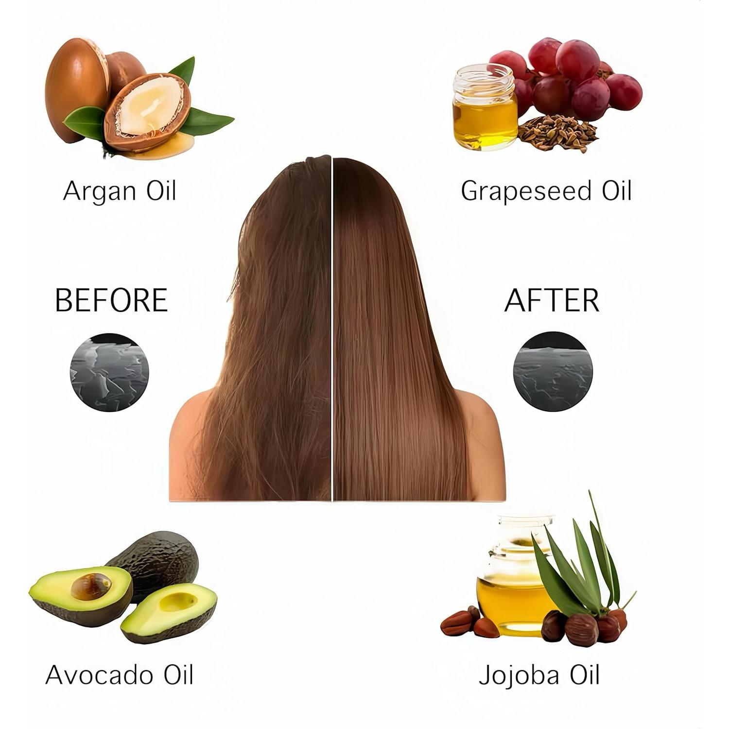 Suero de Aceite para Cabello 2 en 1 Longway - 40 Piezas