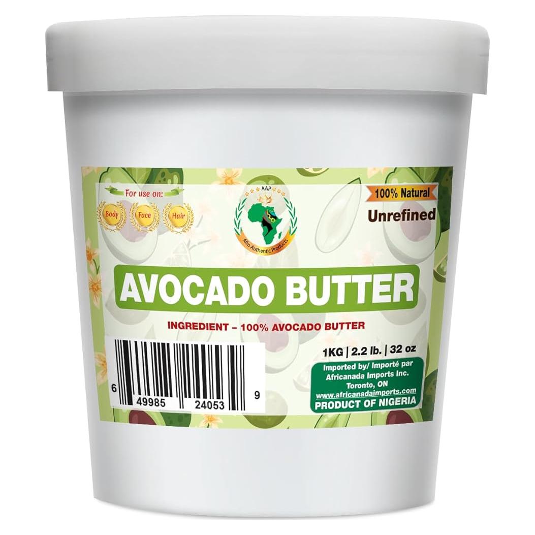 Mantequilla de Aguacate Cruda Africanada 100% Pura 760g