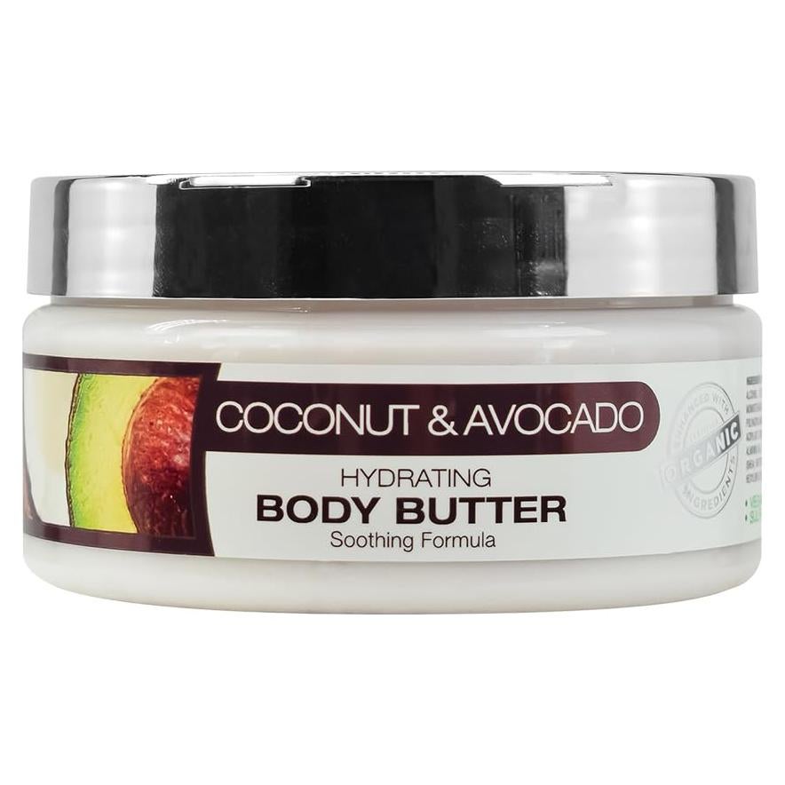 Manteca Corporal ORIGEM 226.8 g - Hidratante No Graso con Aceite de Coco y Aguacate