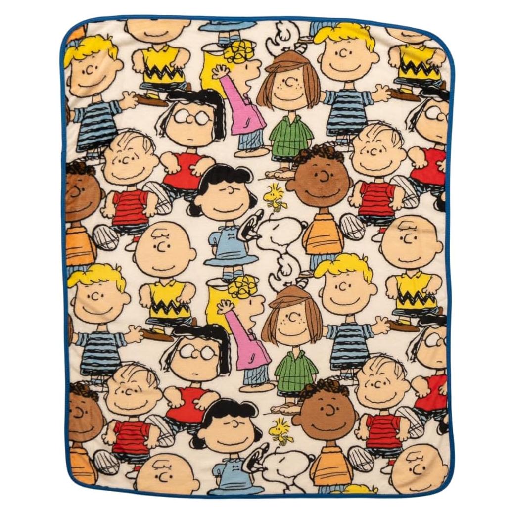 Manta Franco Peanuts Toque de Seda 101.6x127 cm