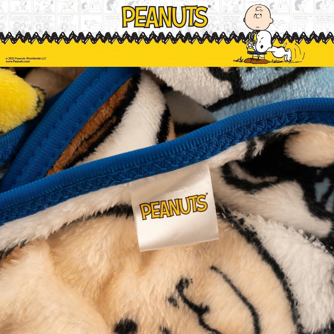 Manta Franco Peanuts Toque de Seda 101.6x127 cm