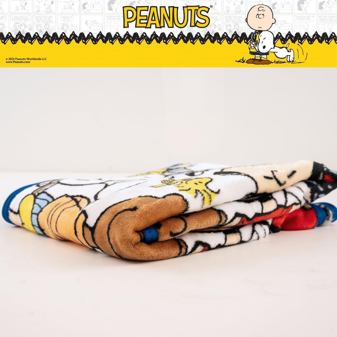 Manta Franco Peanuts Toque de Seda 101.6x127 cm