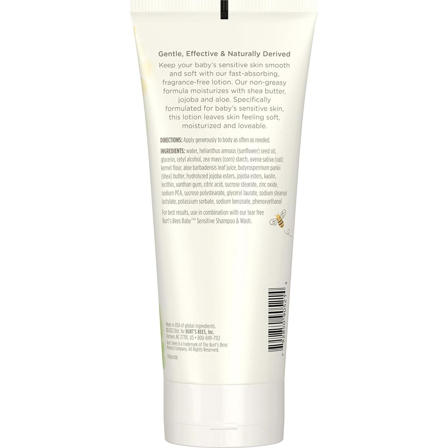 Loción Ultra Suave Burt's Bees para Bebés con Aloe 170g