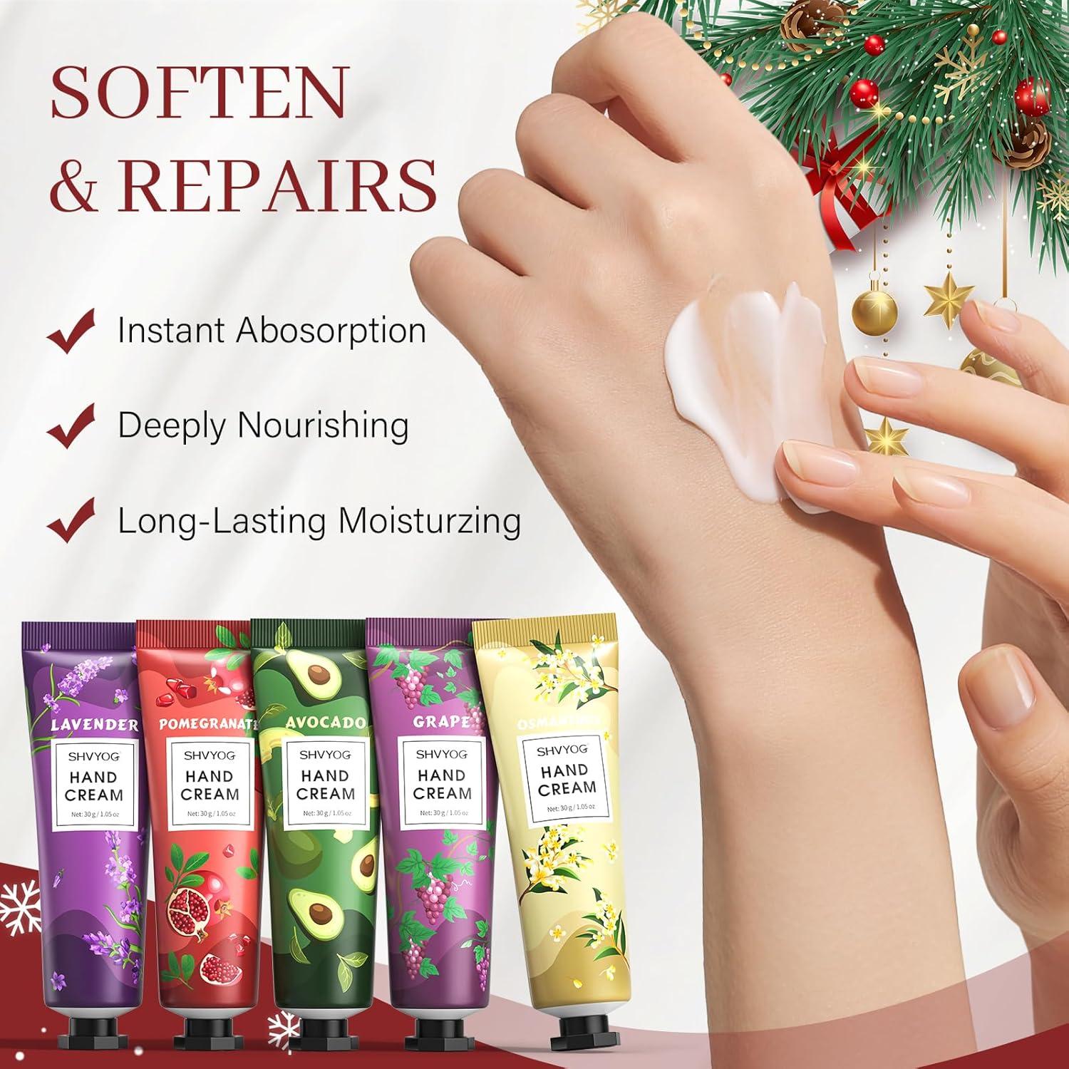 Set de 28 Crema de Manos SHVYOG 30ml Hidratante Viaje