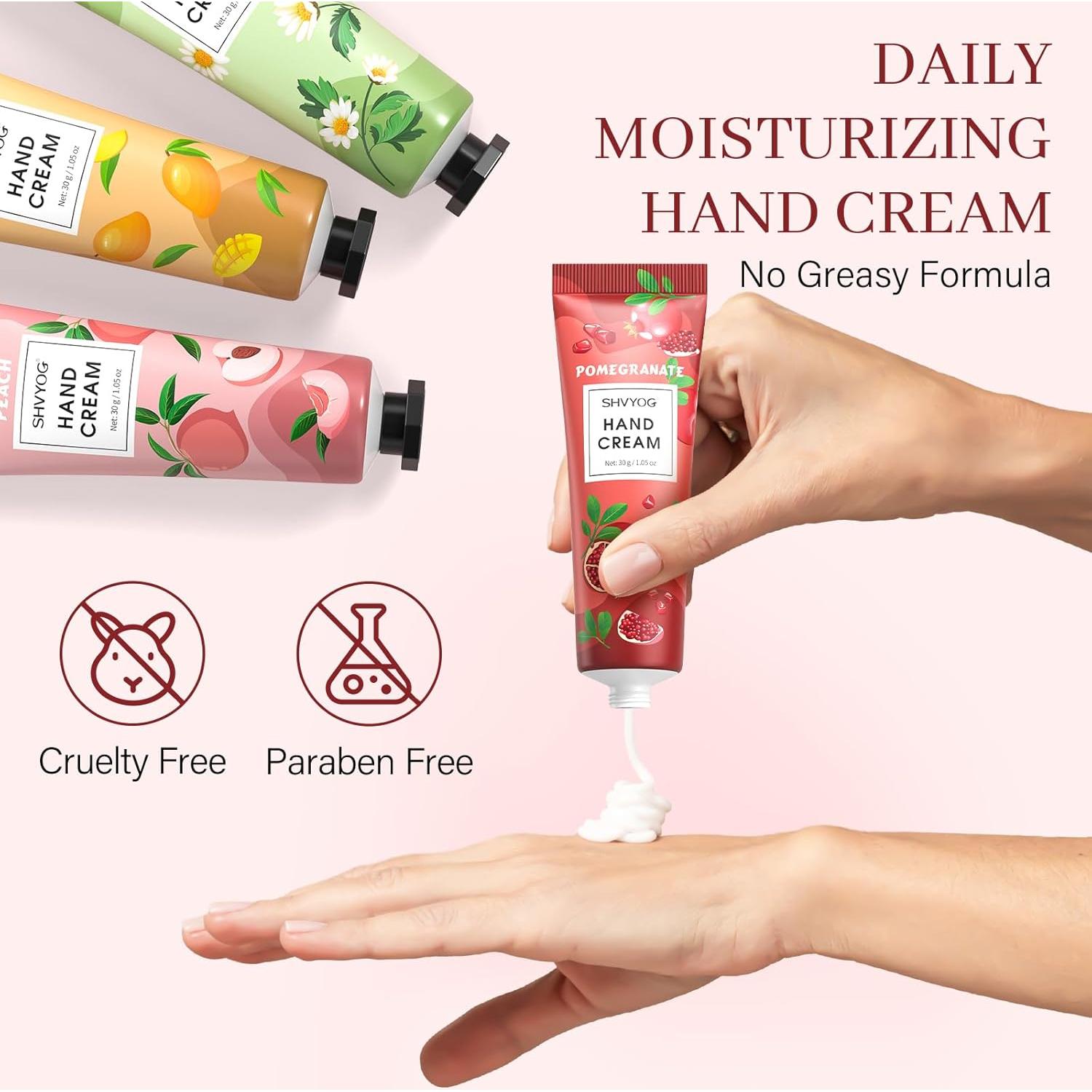 Set de 28 Crema de Manos SHVYOG 30ml Hidratante Viaje