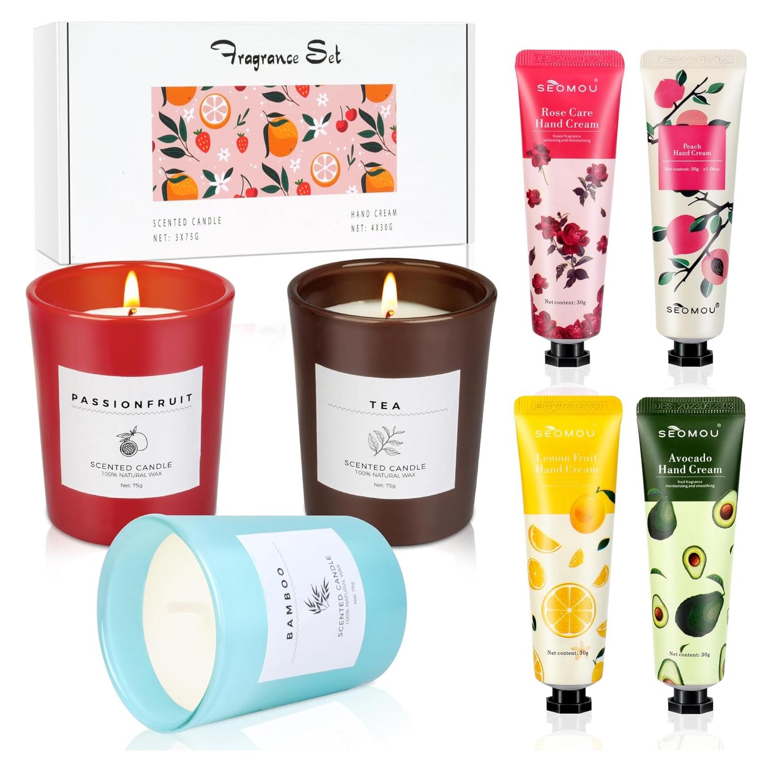 Set de Regalo Crema de Manos y Velas Aromáticas FURNIZONE