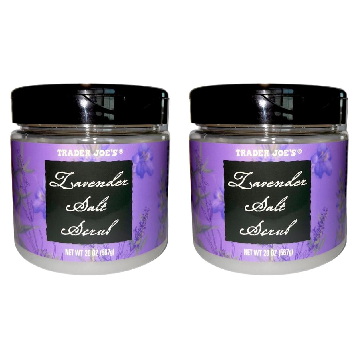 Exfoliante de Sal de Lavanda Trader Joe's 2 Paquetes 1.41kg