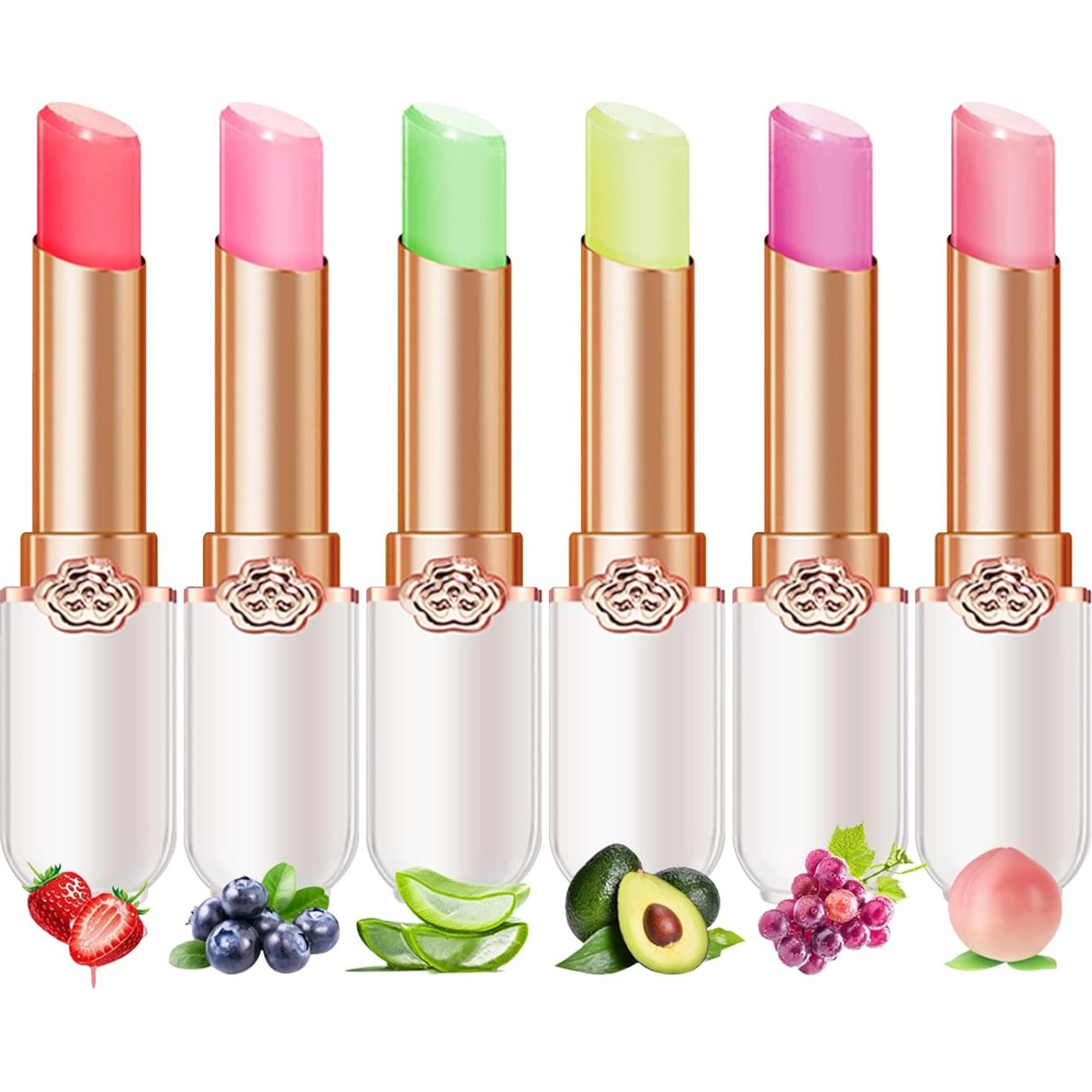 Set de 6 Pintalabios de Gel Bonnie Choice - Cambia de Color