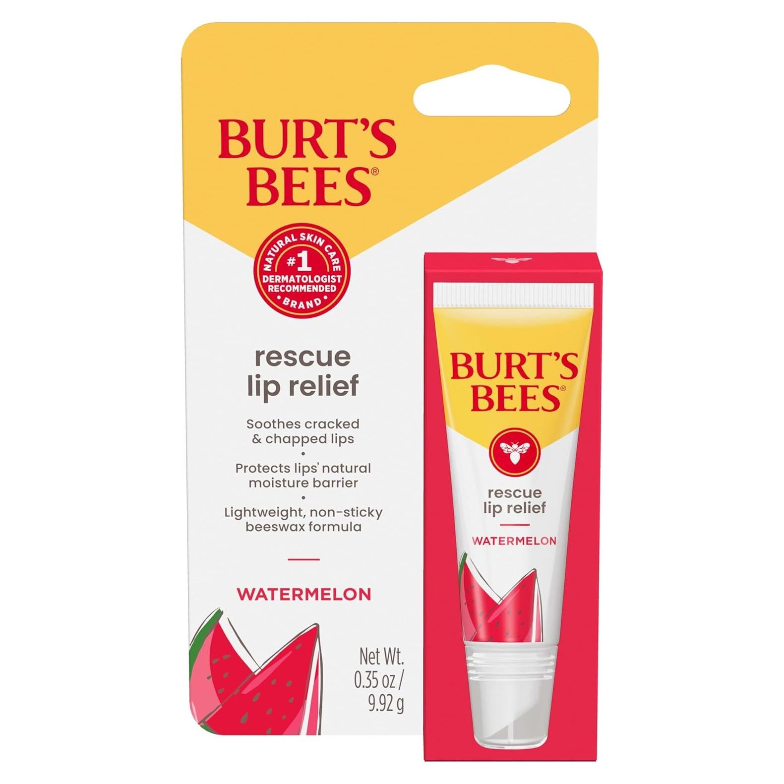Bálsamo Labial Burt's Bees Rescate Sandía 10g Hidratante