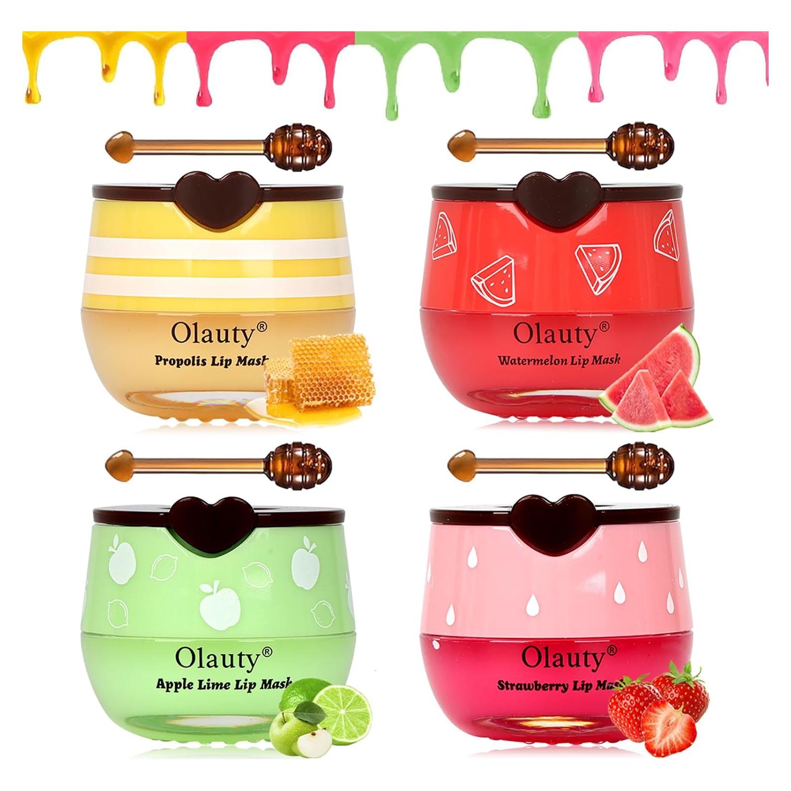 Paquete de 4 bálsamos labiales y mascarilla Sulily - Hidratación intensa