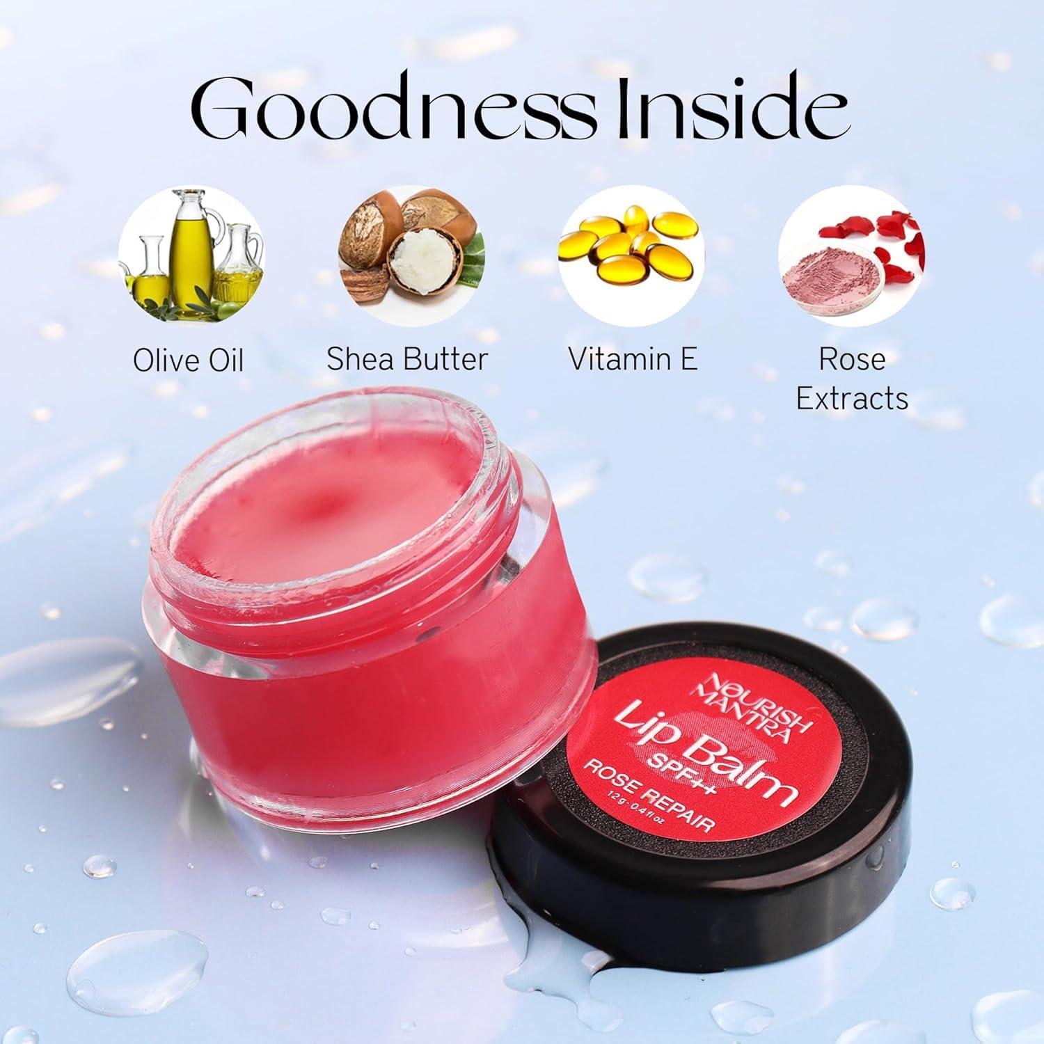 Bálsamo Labial Reparador Nourish Mantra Rosa SPF 12g