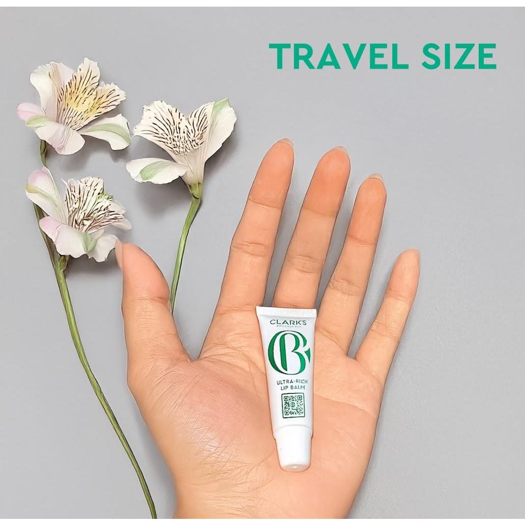 Bálsamo Labial Clark's Botanicals Mini Viaje Colágeno 2 Pzas