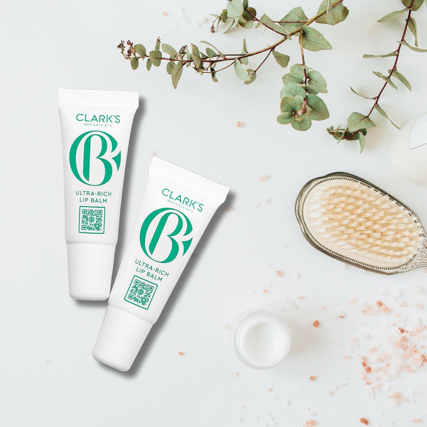 Bálsamo Labial Clark's Botanicals Mini Viaje Colágeno 2 Pzas