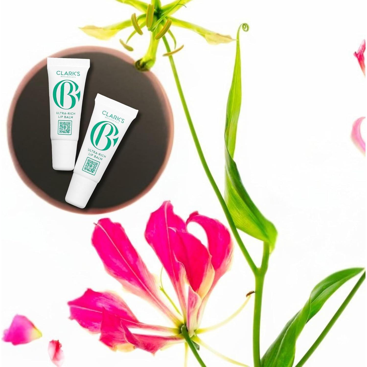 Bálsamo Labial Clark's Botanicals Mini Viaje Colágeno 2 Pzas