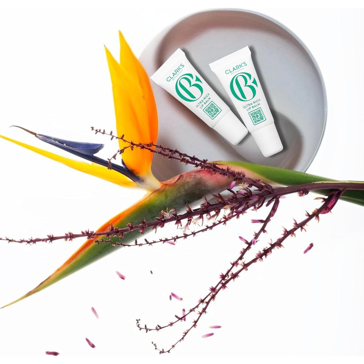 Bálsamo Labial Clark's Botanicals Mini Viaje Colágeno 2 Pzas