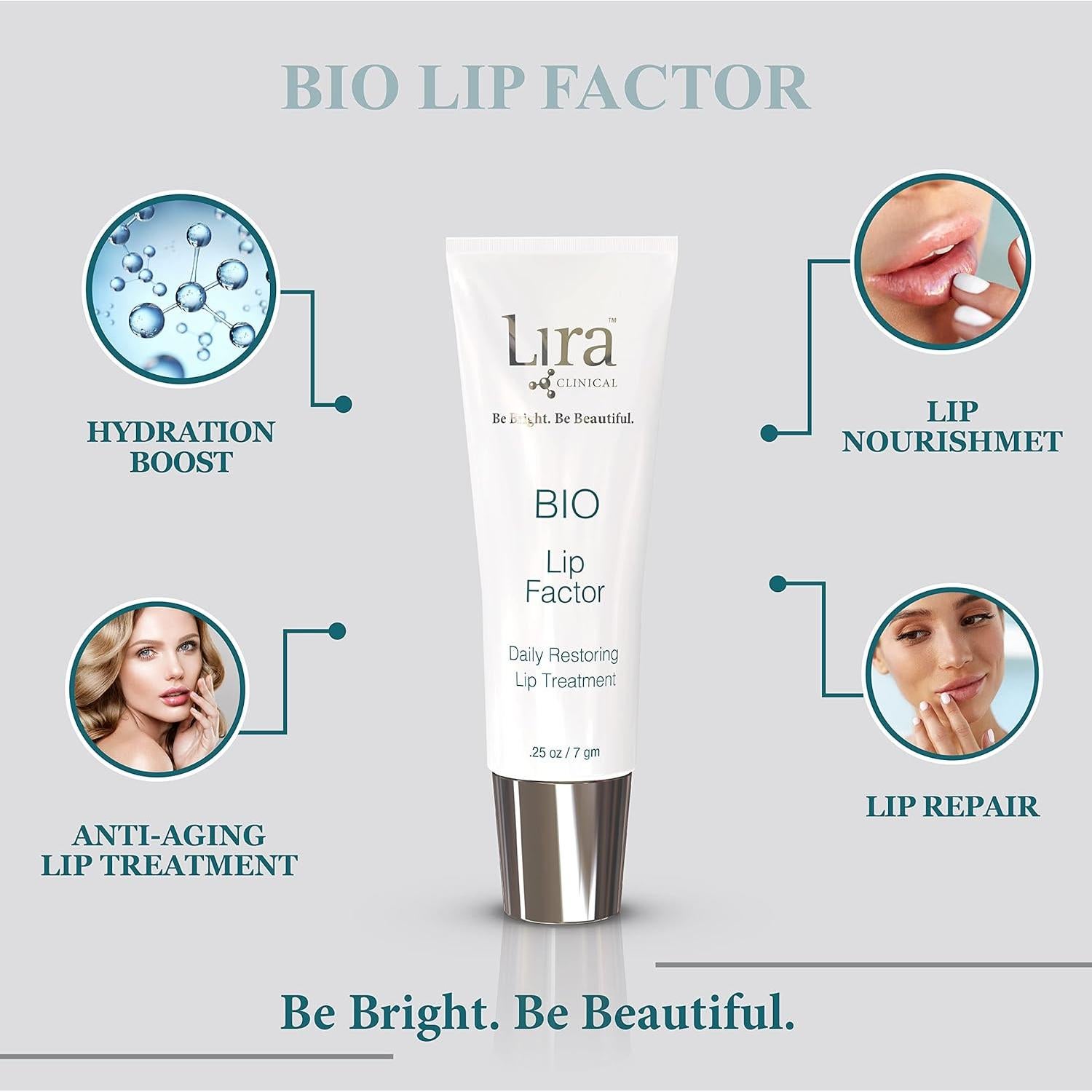 Bálsamo Labial Lira Clinical BIO Lip Factor SPF 15 - 7g