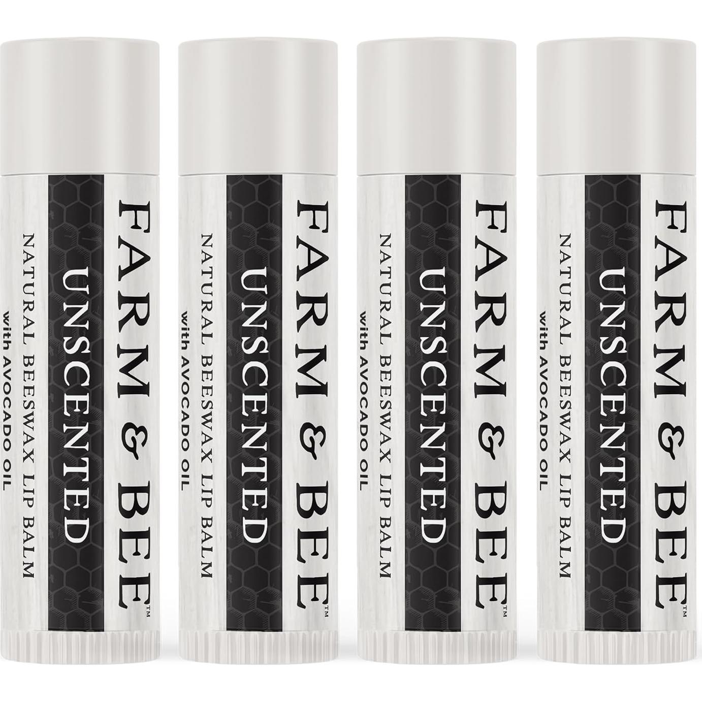 Bálsamo Labial Natural Farm & Bee - Cera de Abeja 4x4.25g