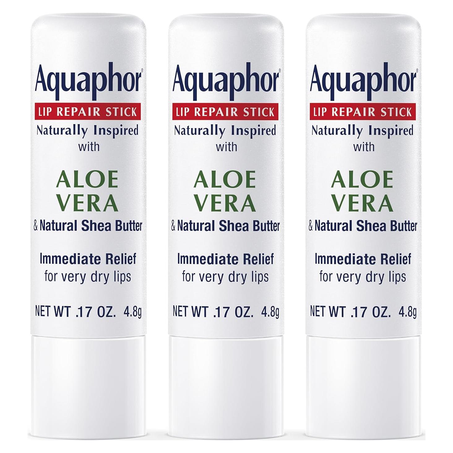 Aguaphor Balsamo Labial Hidratante Aloe Vera 3x4.8g