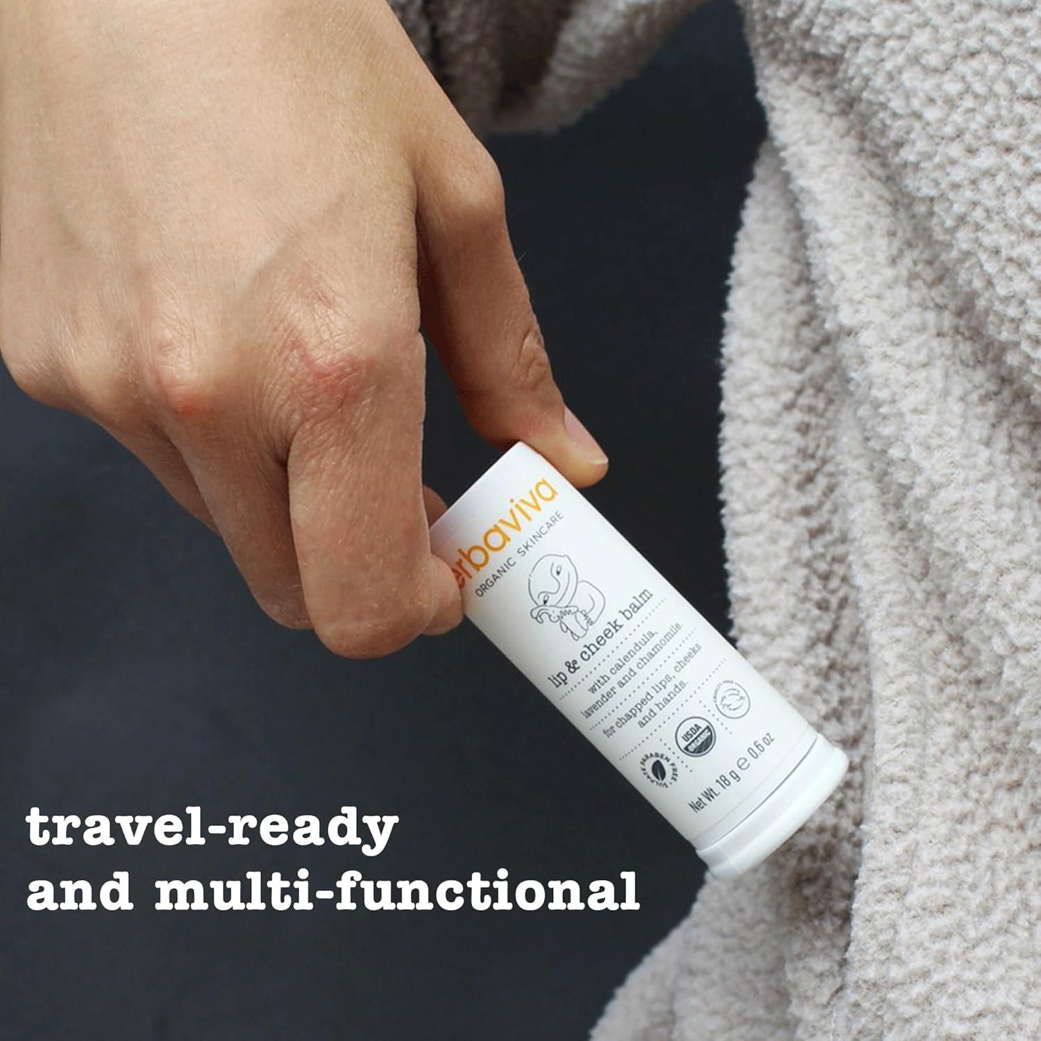 Bálsamo Orgánico Erbaviva para Labios y Mejillas - Hidratante