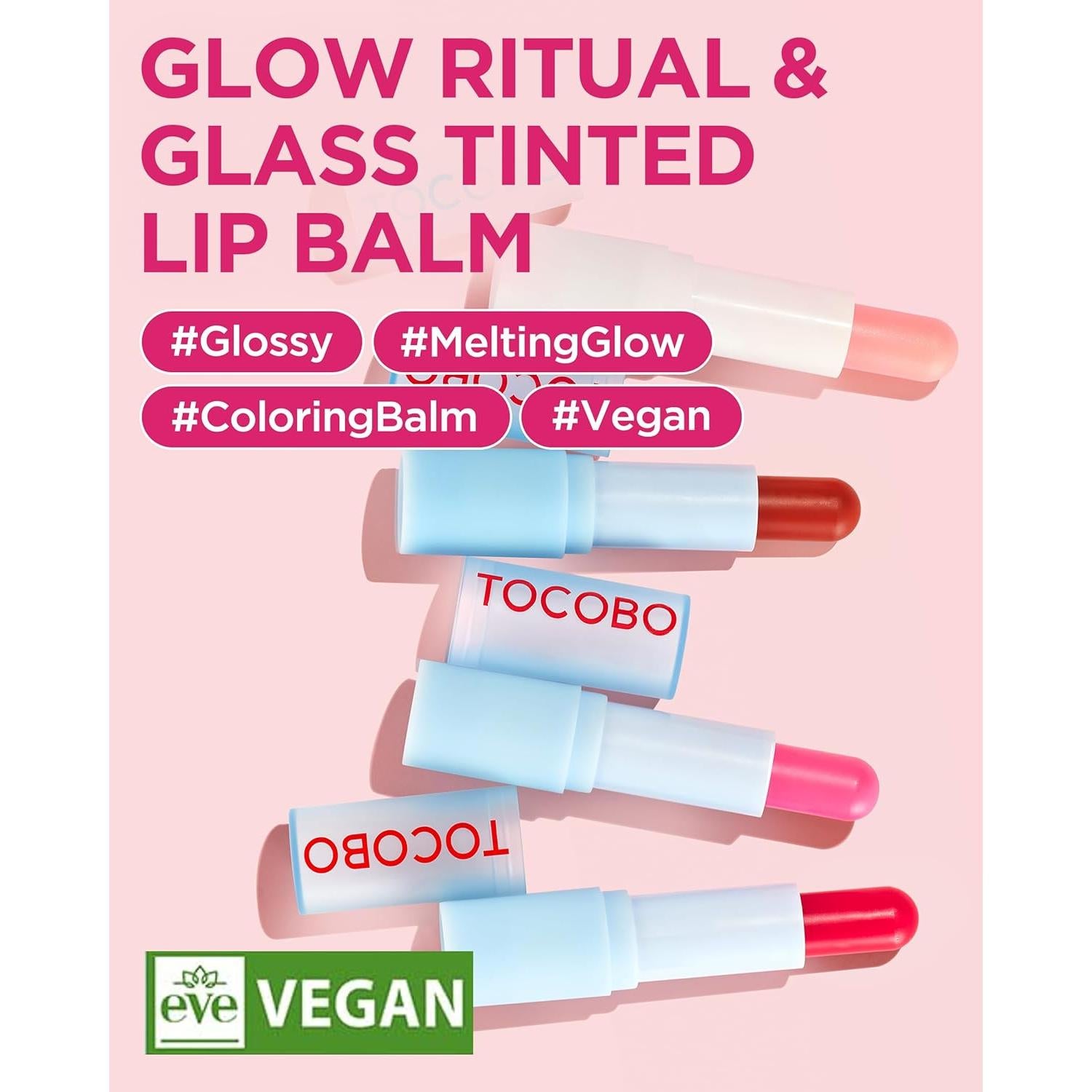 Bálsamo Labial Vegano TOCOBO 011 Flush Cherry 19 g