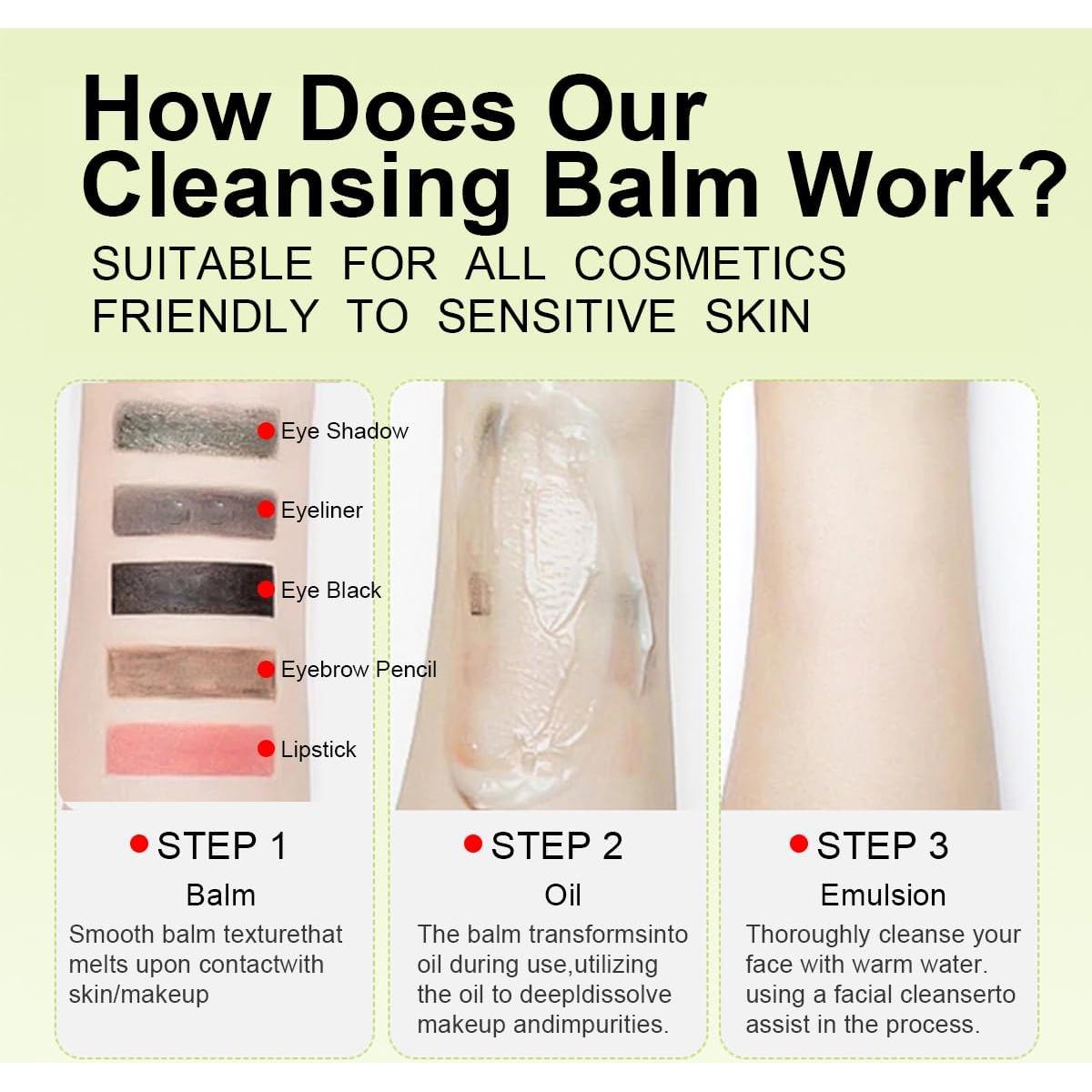 Bálsamo Limpiador de Maquillaje Ganbadei 100g - Hidratante y Nutritivo