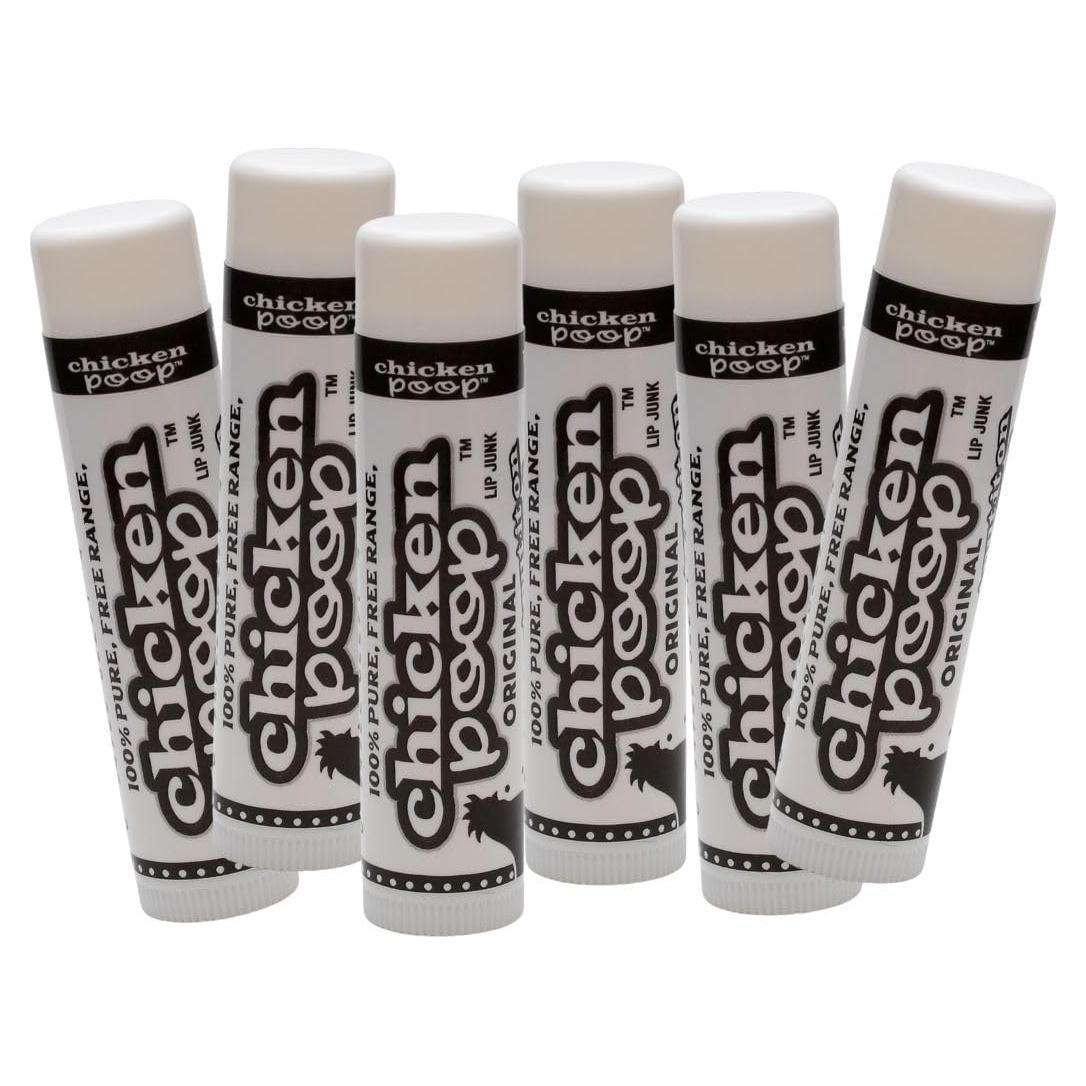 Bálsamo Labial Chicken Poop ORIGINAL 6 Unidades Hidratante