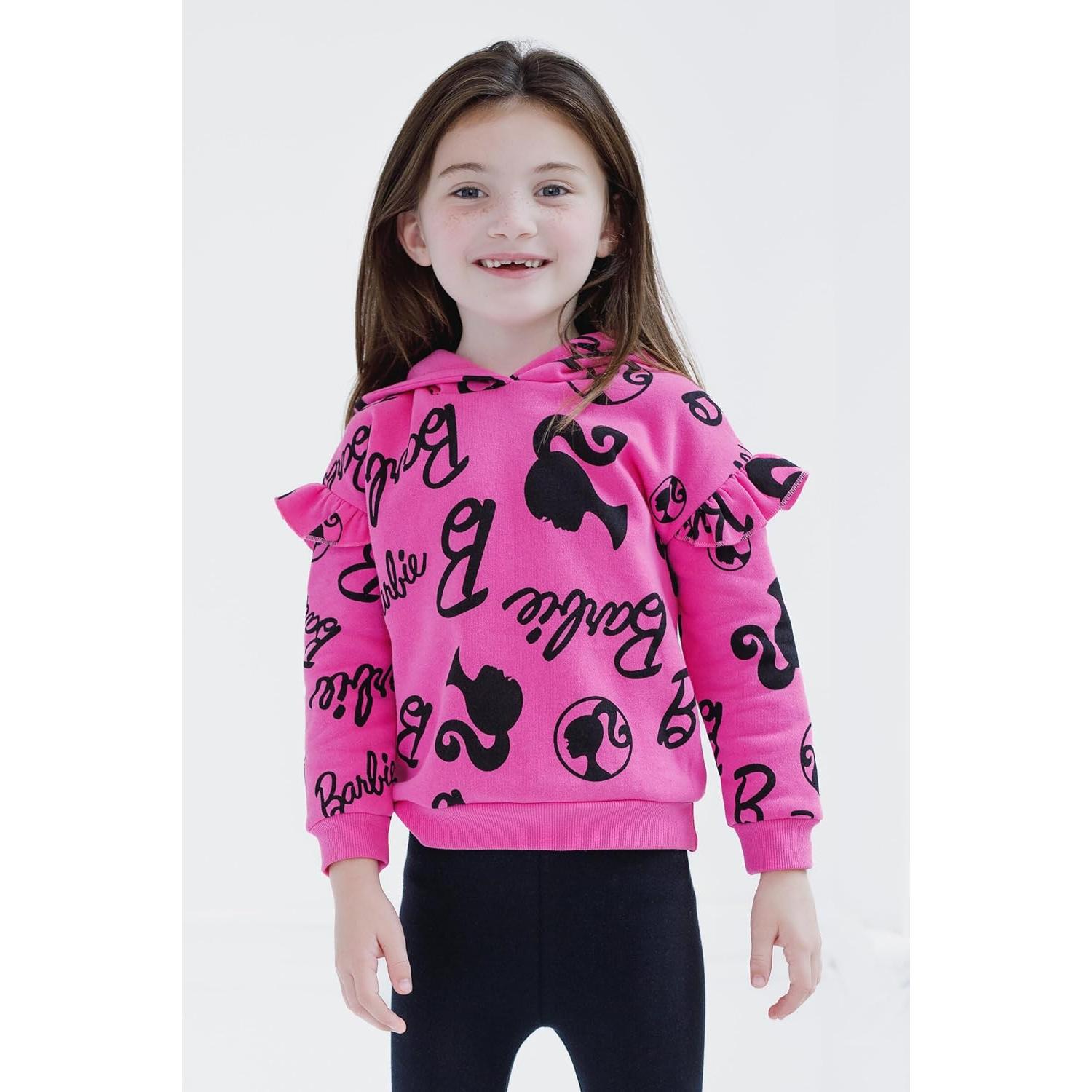 Conjunto sudadera y leggings para niñas Barbie 2T-18-20
