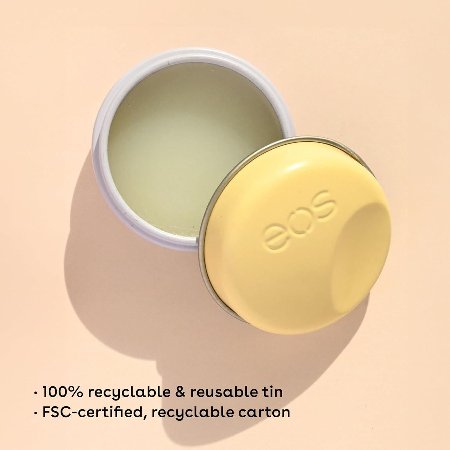 Bálsamo Labial Vegano eos Frijol de Vainilla 11.83 g Natural