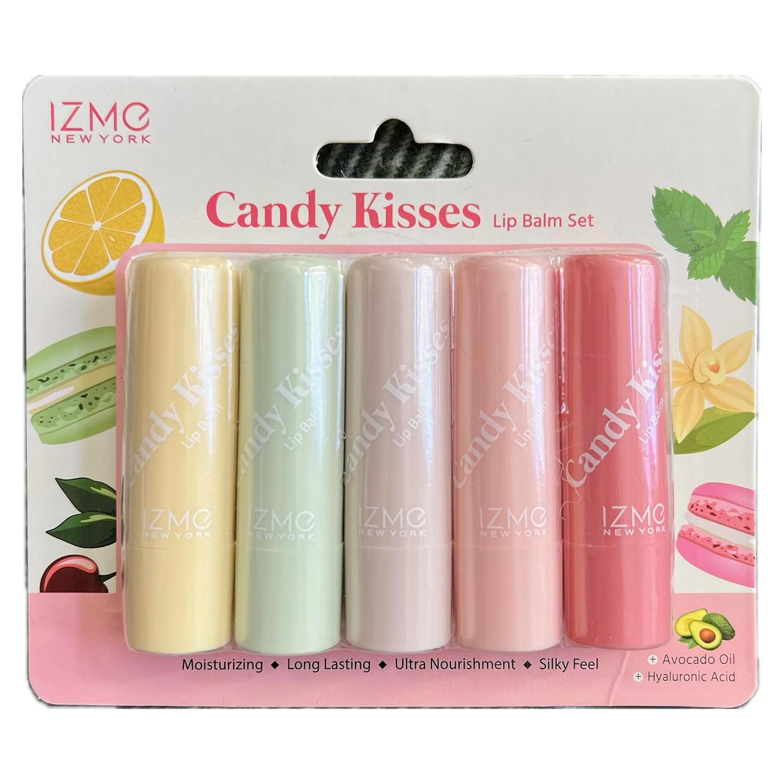 Conjunto de Bálsamos Labiales Izme New York Candy Kisses