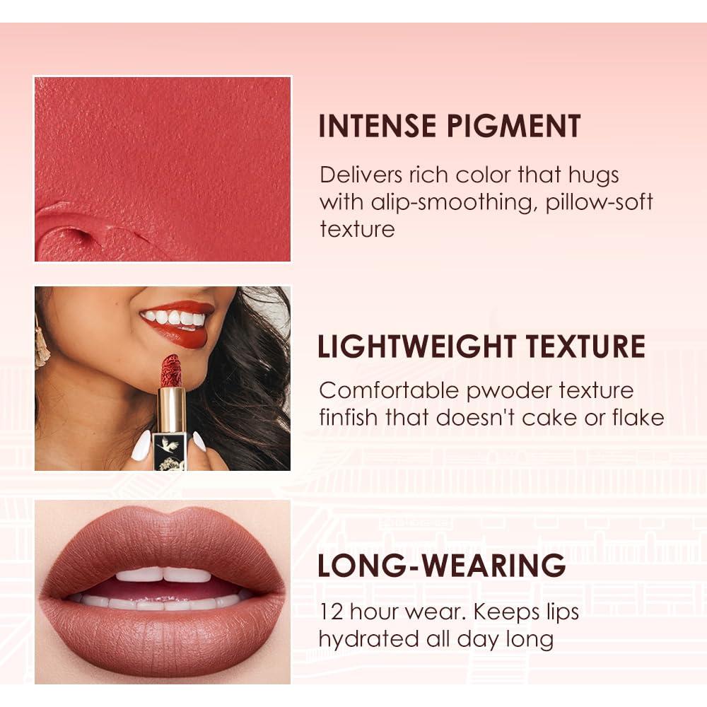 Labial Hidratante Mate CATKIN 2pcs Set 01 - Color Alto Impacto