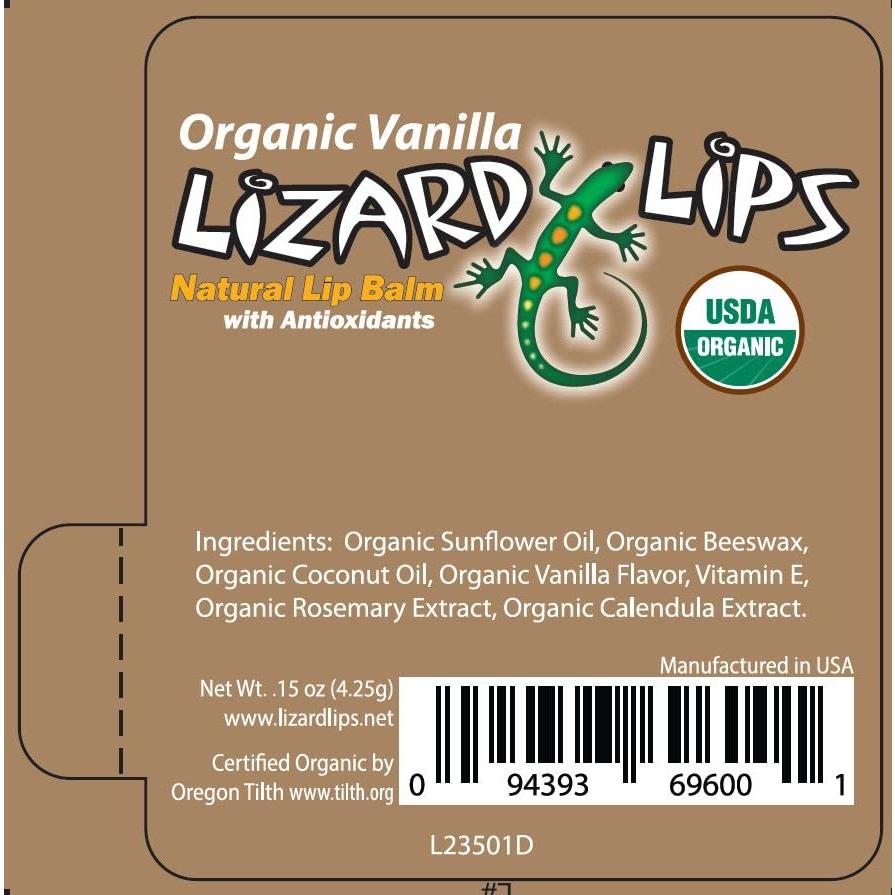 Bálsamo Labial Orgánico Lábios de Lagarto - 4 Sabores