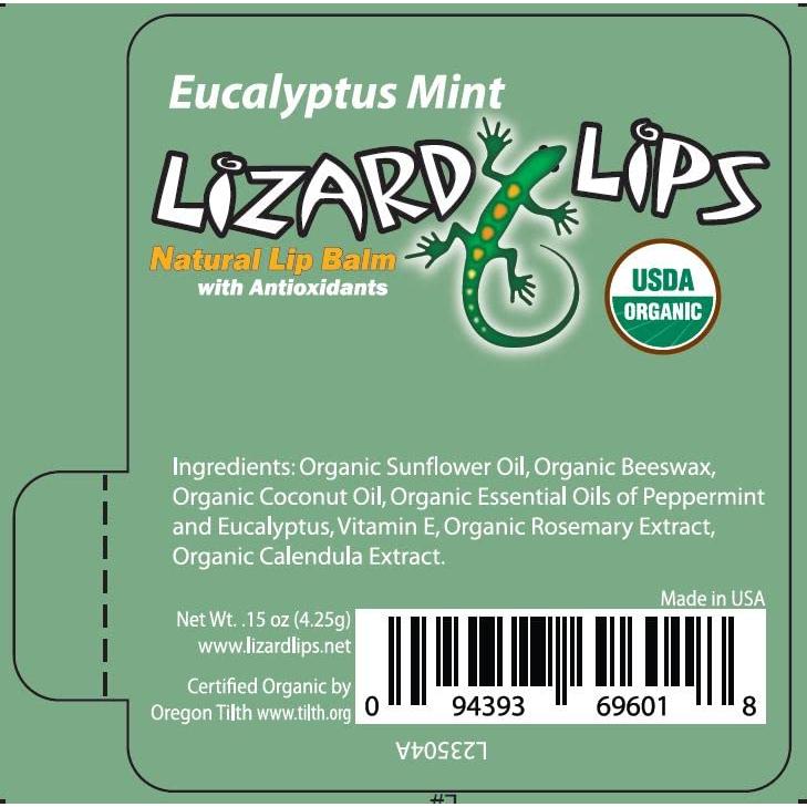 Bálsamo Labial Orgánico Lábios de Lagarto - 4 Sabores