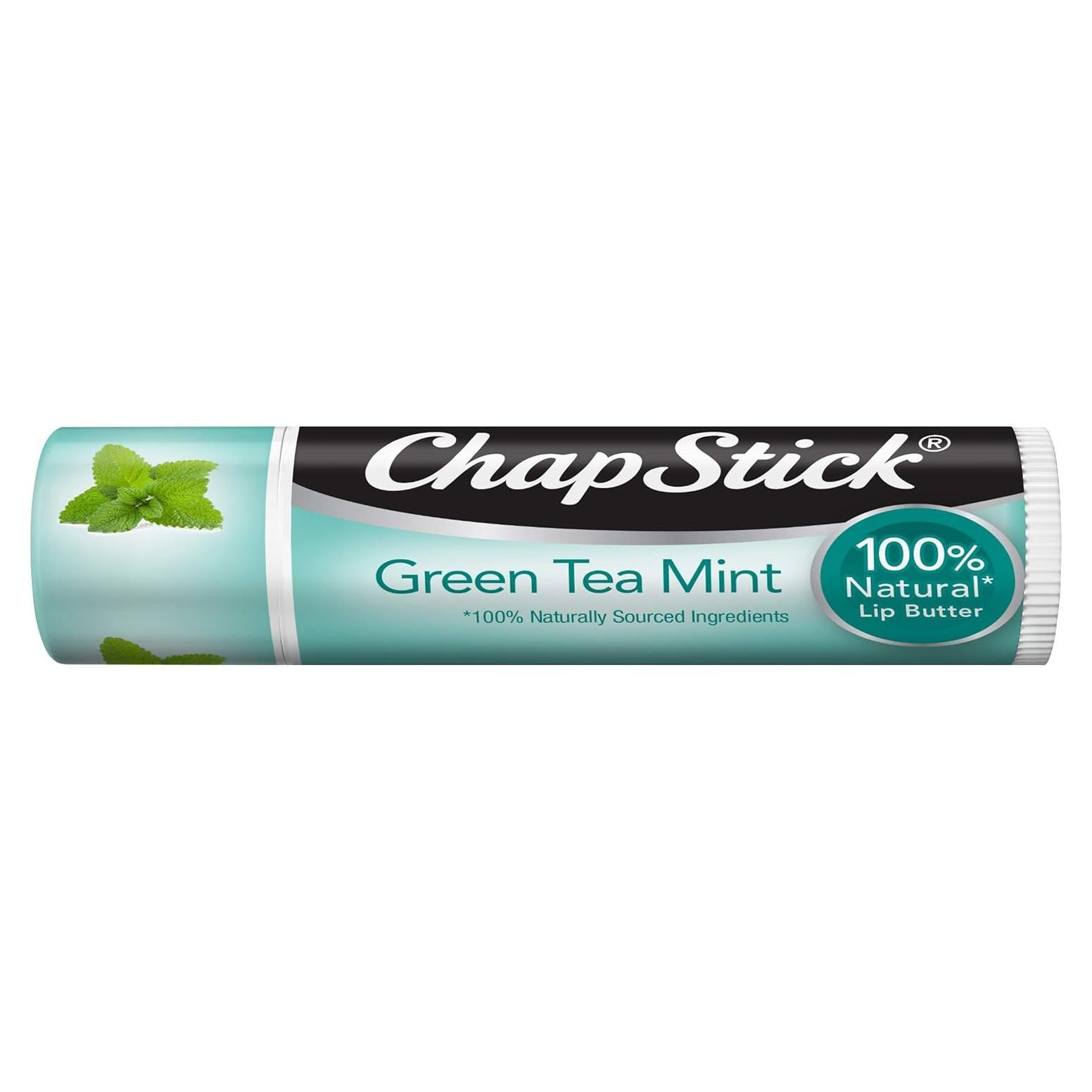 Bálsamo Labial ChapStick Té Verde Menta 4.25g Natural Hidratante