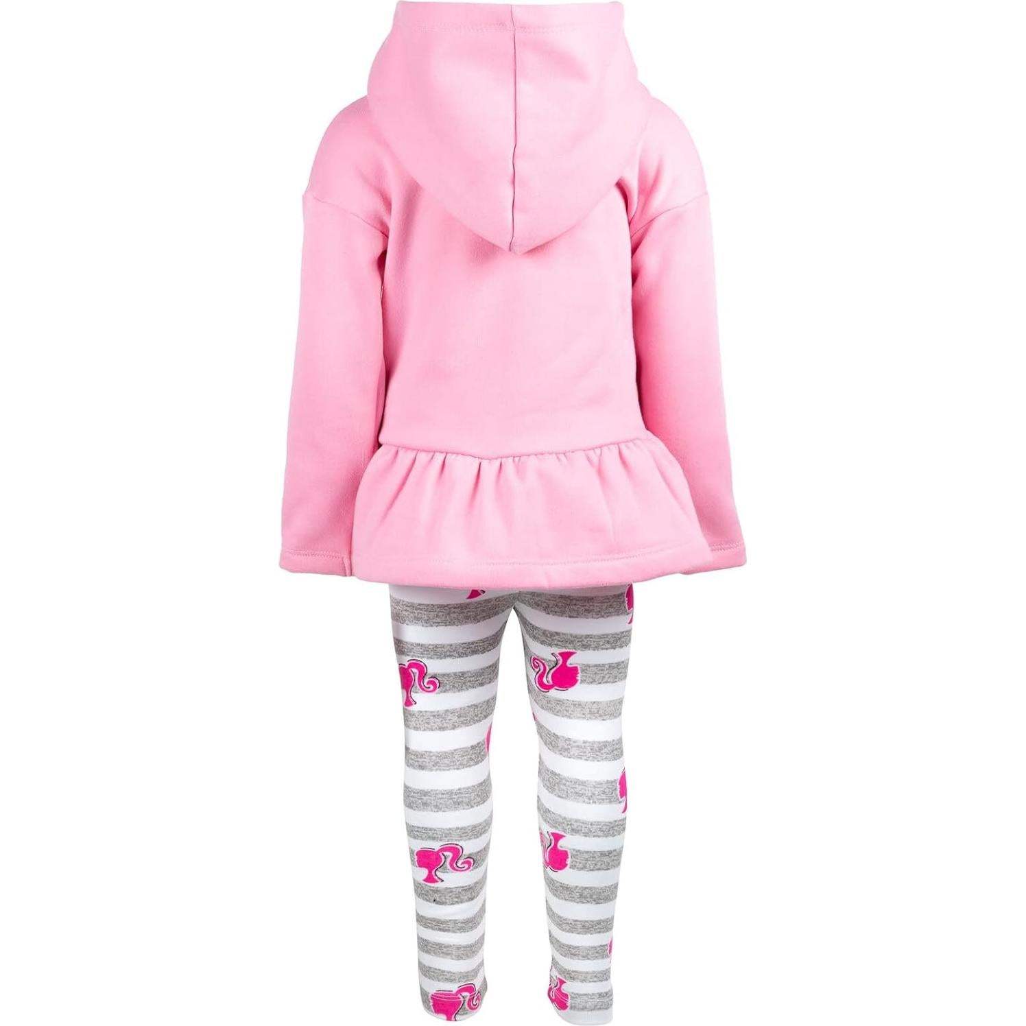 Conjunto sudadera y leggings Barbie para niñas 2T-18-20