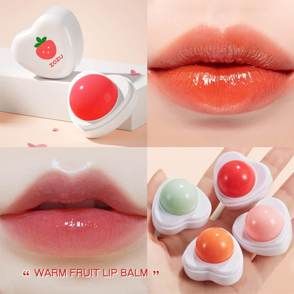 Juego de 4 Labiales Hidratantes Orgánicos Charm Kiss - Frutas