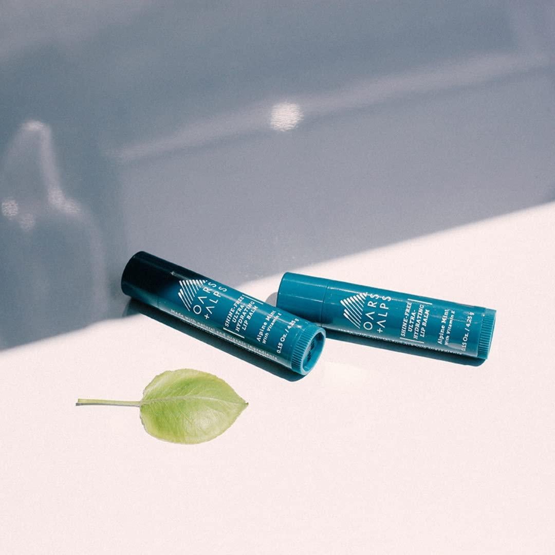 Bálsamo Labial Hidratante Oars + Alps Menta Alpina 3 Unidades