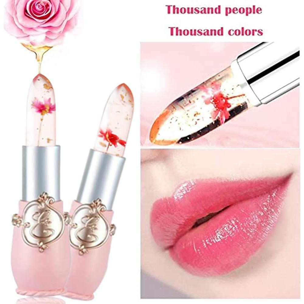 Set 2 Barras de Labios Hidratantes BINGBRUSH Rosa y Roja